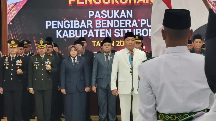 Bupati Situbondo Kukuhkan 75 Anggota Paskibraka