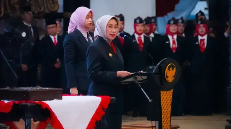 Puluhan Pelajar Lumajang Siap Kibarkan Merah Putih