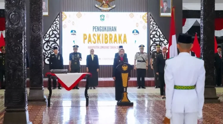 DPRD Lumajang Apresiasi Pengukuhan 75 Anggota Paskibraka 2026