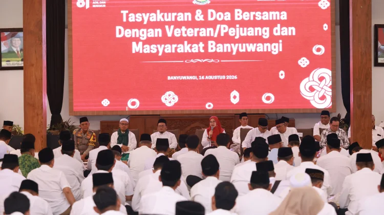 Tasyakuran HUT RI, Banyuwangi Kenang Jasa Pejuang dan Veteran