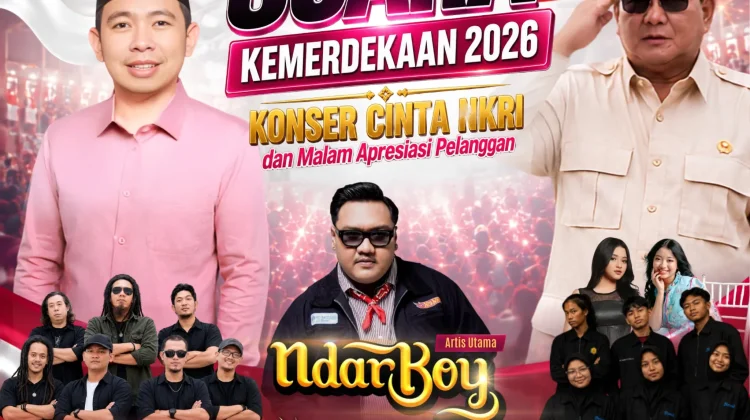 Rayakan Kemerdekaan, Konser SAPA SUARA Cinta NKRI Hadir di Jember