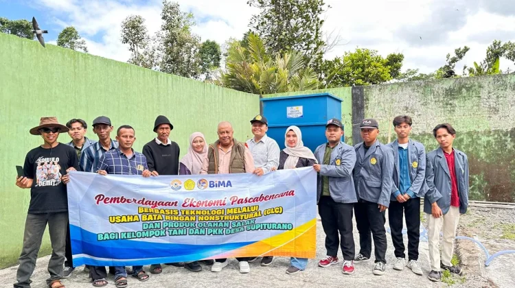 Teknologi Universitas Panca Marga Dorong Kemandirian Warga Terdampak Semeru