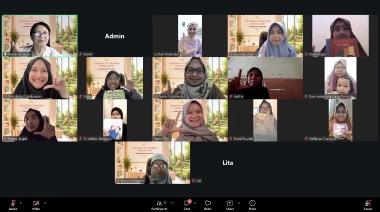 Sukses Digelar, Training of Trainer Read Aloud Grow and Contribute