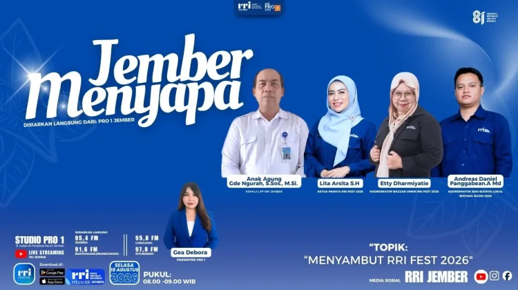 RRI Jember Gelar RRI Fest 2026, Usung Konsep Inklusif dan Dukung Asta Cita Presiden