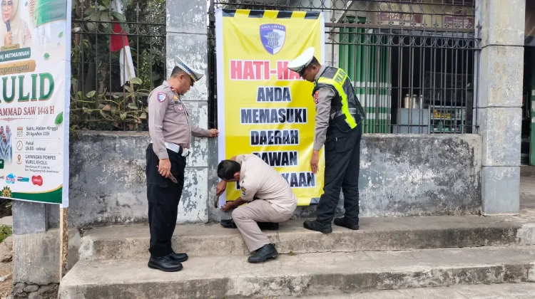 Jalur Rawan Kecelakaan, Polisi Pasang Imbauan dan Bentuk Tim Patroli Tunggul Wulun