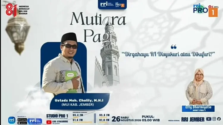 Mutiara Pagi RRI : Dirgahayu RI, Disyukuri atau Dikufuri?