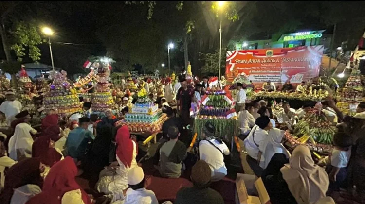 Semarak Maulid Nabi dan Harjabo, Sekarputih Gelar Ancak Agung