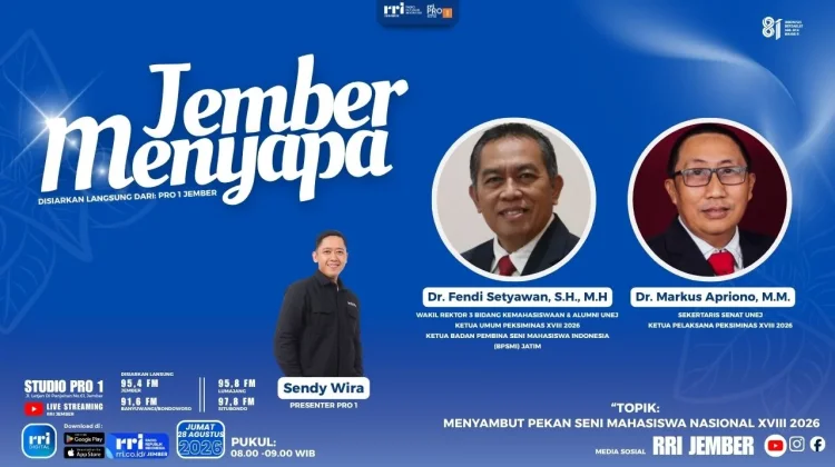 Unej Siap Gelar Pekan Seni Mahasiswa Nasional 2026