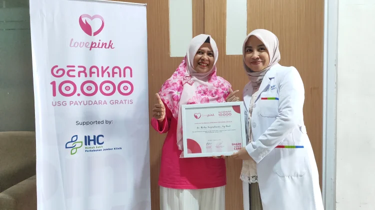 Jember Klinik Gelar USG Payudara Gratis Bersama Lovepink