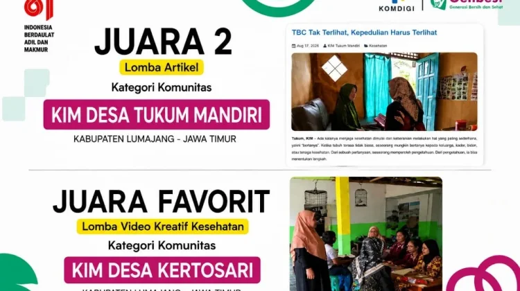 Dari Desa ke Panggung Nasional, Dua KIM Lumajang Raih Prestasi Genbest 2026