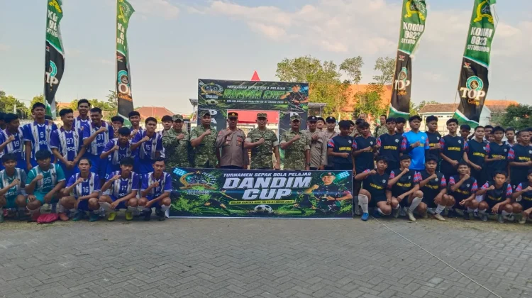 Kodim 0823/Situbondo Menggelar Turnamen Sepak Bola Pelajar