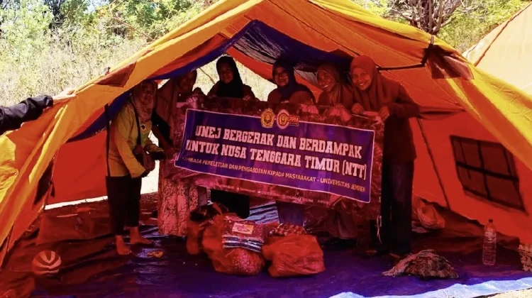 Solidaritas Universitas Jember Bagi Warga Ngada