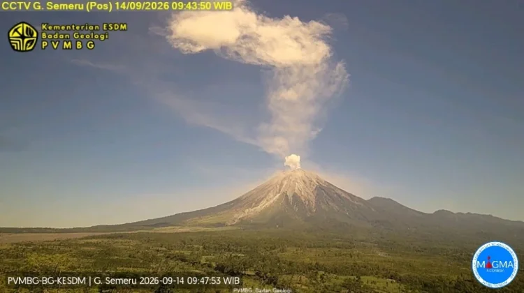 Erupsi Gunung Semeru Luncurkan Abu 400 Meter, Status Siaga Level III