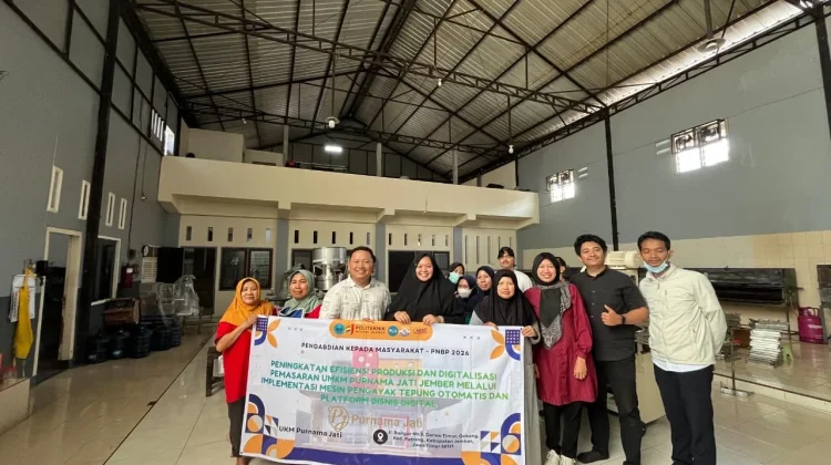 Polije Bantu UMKM Jember Efisienkan Produksi dengan Mesin Pengayak Tepung
