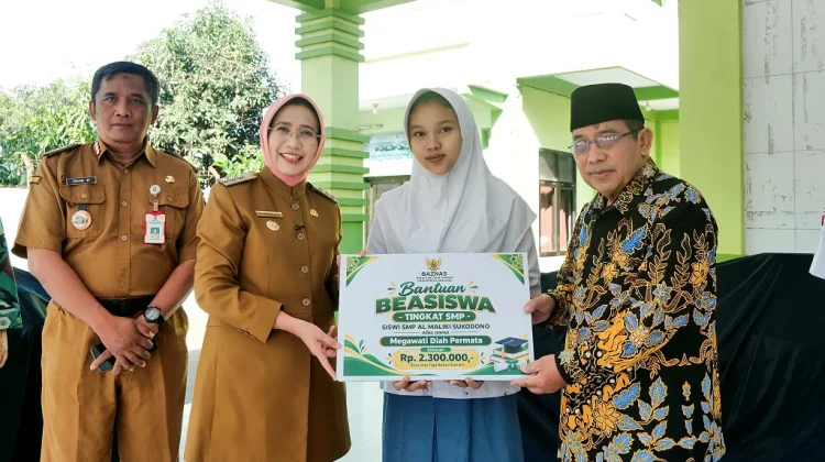 Lima Anak di Sukodono Terima Beasiswa, Dukungan agar Tetap Melanjutkan Pendidikan