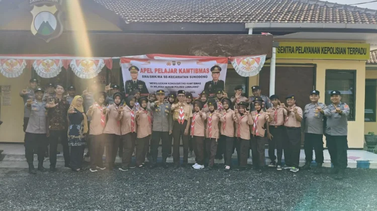 Kapolsek Sukodono Ajak Pelajar Jadi Agen Kamtibmas dan Anti Hoaks