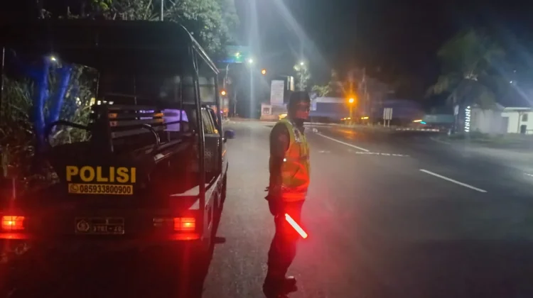 Polsek Kedungjajang Gelar Patroli Malam di Jalur Wonorejo