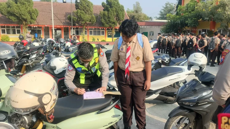 Satlantas Bondowoso Tindak 8 Motor Berknalpot Brong