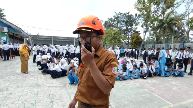 Peka Kondisi Alam, SMPN 9 Jember Didapuk Sebagai Satuan Pendidikan Aman Bencana