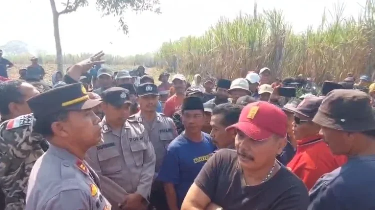 Polisi Pantau Aksi Reclaiming Lahan HGU PT Kalijeruk Baru