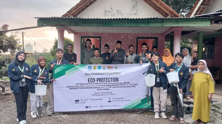 Atasi Layu Fusarium pada Pisang, Promahadesa UNEJ Bekali Petani Desa Kemiri