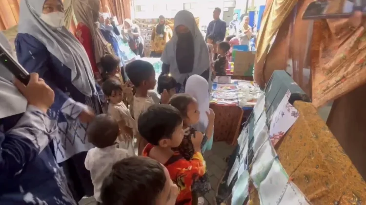 PAUD Yasmin Gelar Pameran Batik Hasil Karya Anak