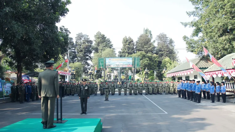 HUT Ke-81 TNI, Kodim 0821/Lumajang Perkuat Semangat Kebersamaan dan Kepedulian