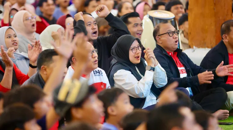 Indonesia Juara, Nobar di Pendopo Banyuwangi Pecah