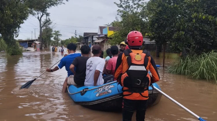 Banjir Surut, Jalan dan TPT di Rambipuji Rusak