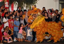 Barongsai Cilik Meriahkan Imlek Banyuwangi