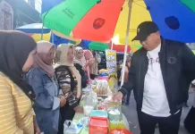 Puluhan Pedagang Kuliner Buka Lapak Pasar Ramadhan Komendan