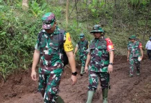 Akses Jalan Lokasi TMMD Diperpanjang Menjadi 4 kilometer