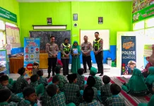 Lembaga Sekolah dan Satlantas Lumajang Bersinergi di Bulan Ramadhan