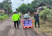 Satlantas Polres Bondowoso Maksimalkan Pengaturan Jalur Alternatif