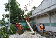 PLN Tangani Jaringan Listrik Terganggu Dampak Banjir