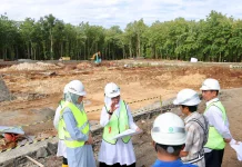 Progres Pembangunan TPS3R Karetan Capai 40 Persen