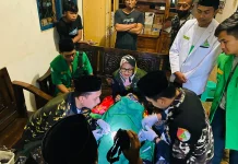 Momen Ramadan, Ansor Bondowoso Gelar Khitan Modern Gratis