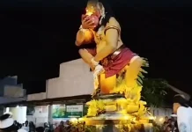 Ogoh-ogoh Raksasa Meriahkan Malam Nyepi di Tegaldlimo