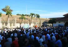 Warga Binaan Lapas Banyuwangi Khusyuk Salat Id