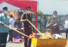 Kejari Jember Musnahkan Barang Bukti Perkara Didominasi Narkoba