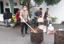Barang Bukti Inkrah Dimusnahkan, Jamin Kepastian Hukum