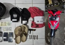 Polisi Tangkap Tiga Pelaku Pencurian Motor Sekaligus Penadah