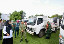 18 Truk Koperasi Merah Putih Diserahkan di Banyuwangi
