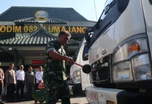 Kodim Lumajang Serahkan 47 Kendaraan Koperasi Desa Merah Putih