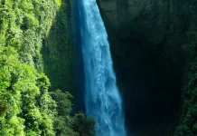 Pesona Tersembunyi Air Terjun Kabut Pelangi di Lereng Semeru