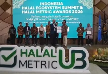 UNEJ Raih Medali UB Halal Metric Award 2026