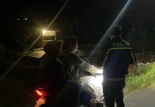Polisi Bersama Forkopimcam di Lumajang Antisipasi Gangguan Kamtibmas