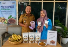 Mahasiswi Polije Sulap Kulit Pisang Jadi Abon