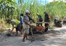 Warga Kunir Bangun Drainase Tingkatkan Kualitas Saluran Air
