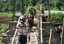 Warga Sambut Baik Pembangunan Jembatan Perintis Garuda